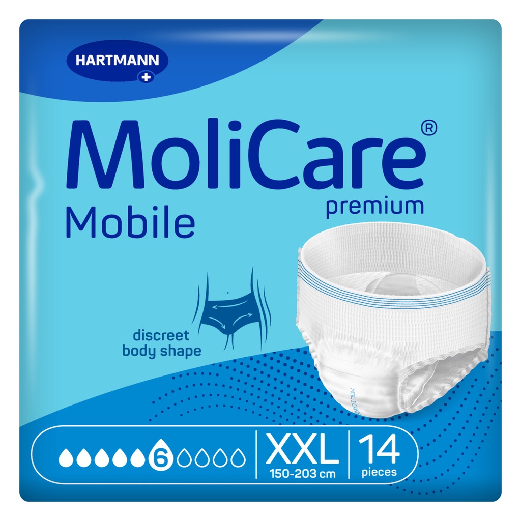 Molicare Premium Mobile Adult Pants XXL, 14's