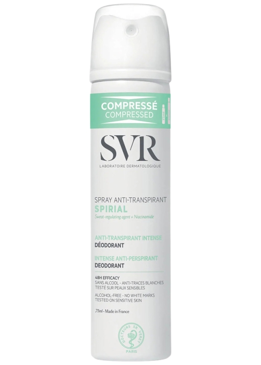 SVR Spirial Anti-Transpirant Spray, 75ml