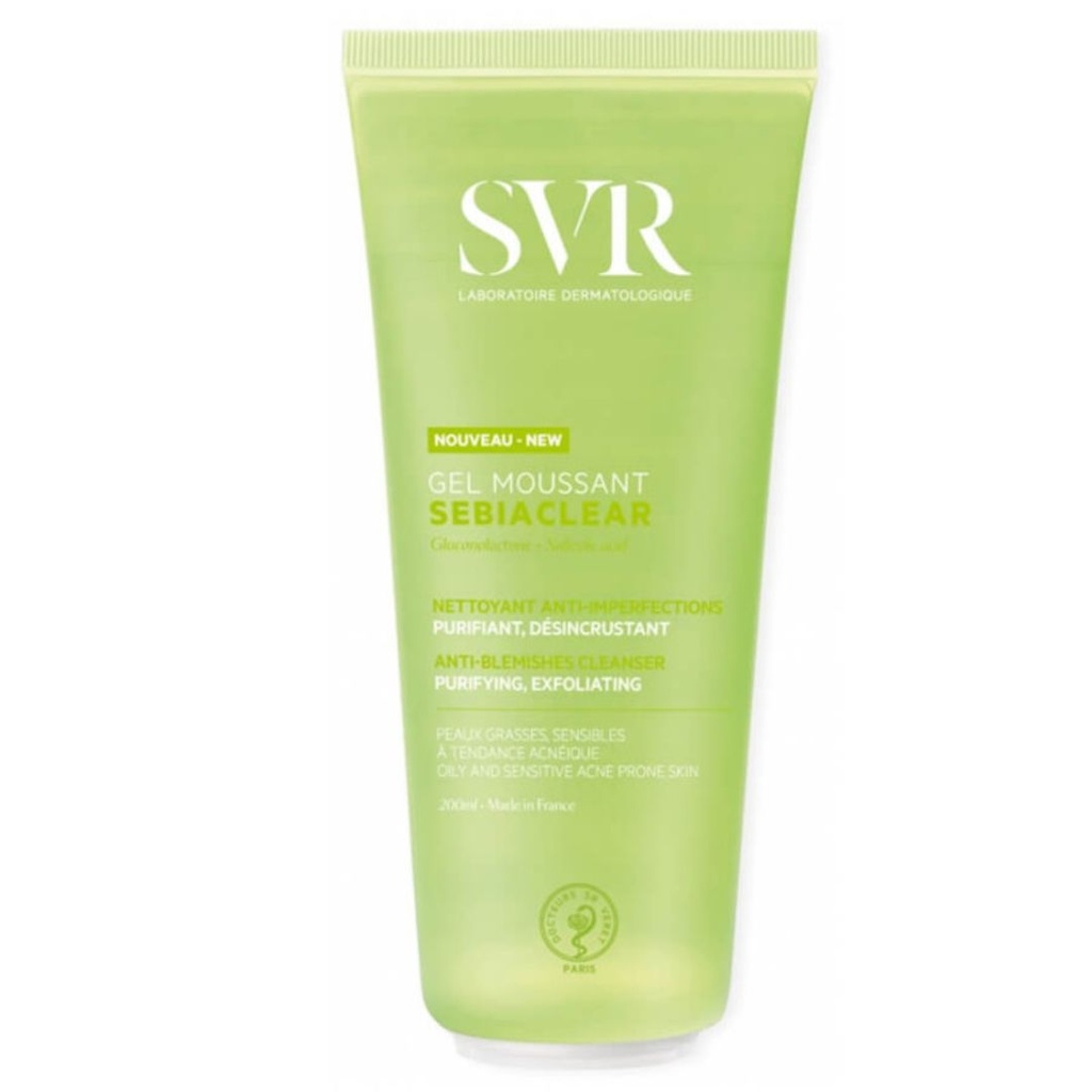 *SVR Sebiaclear Foaming Gel Moussant, 200ml 