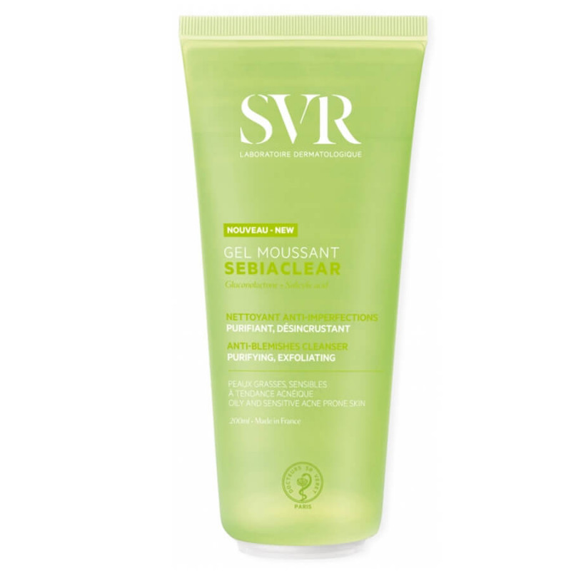*SVR Sebiaclear Foaming Gel Moussant, 200ml 