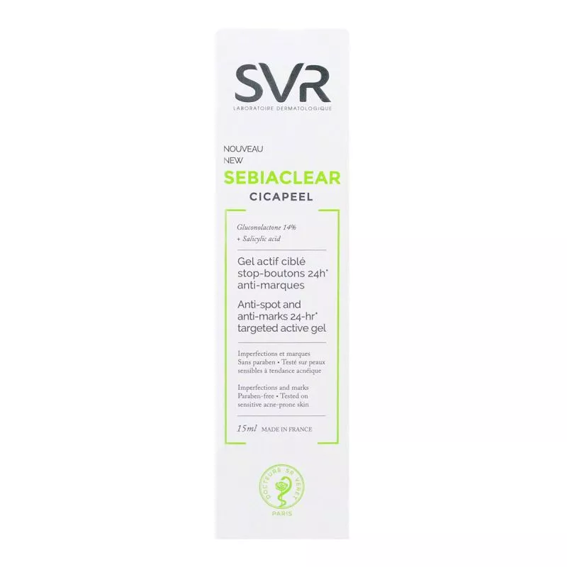 SVR Sebiaclear Cicapeel Anti-Acne Active Gel, 15ml