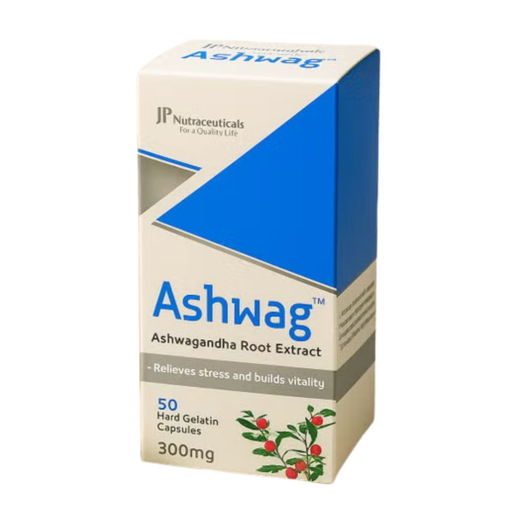 JP Ashwag Ashwagandha 300mg Capsules, 50's