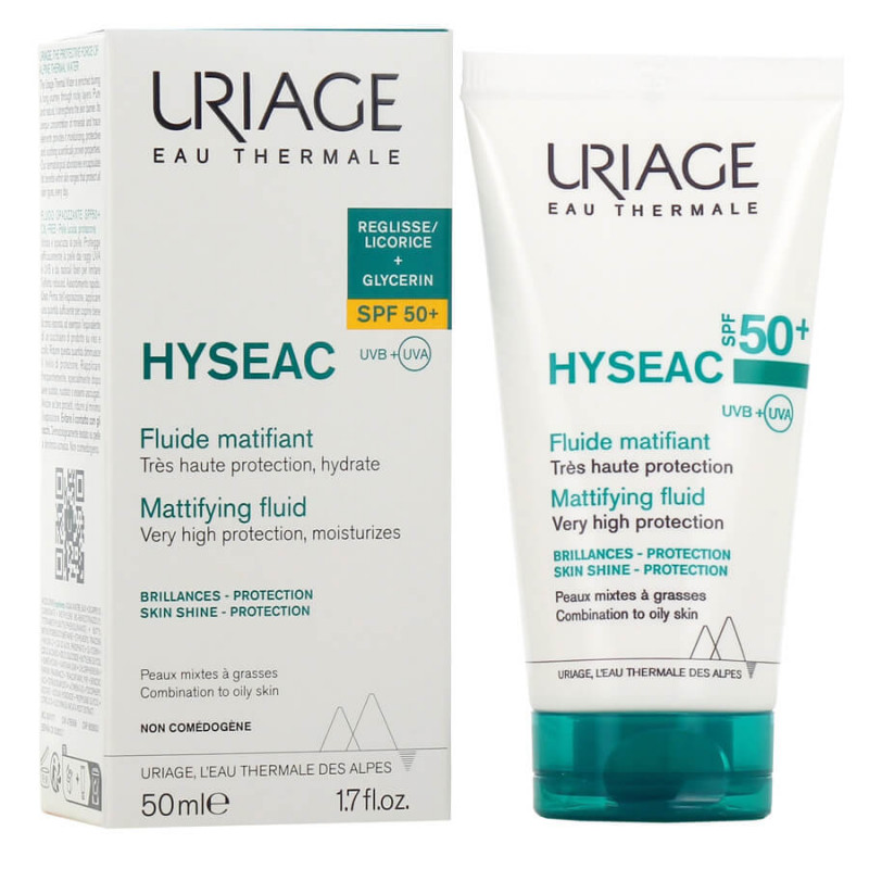 *Uriage Hyséac SPF50+ Matifying  Fluid, 50 ml 