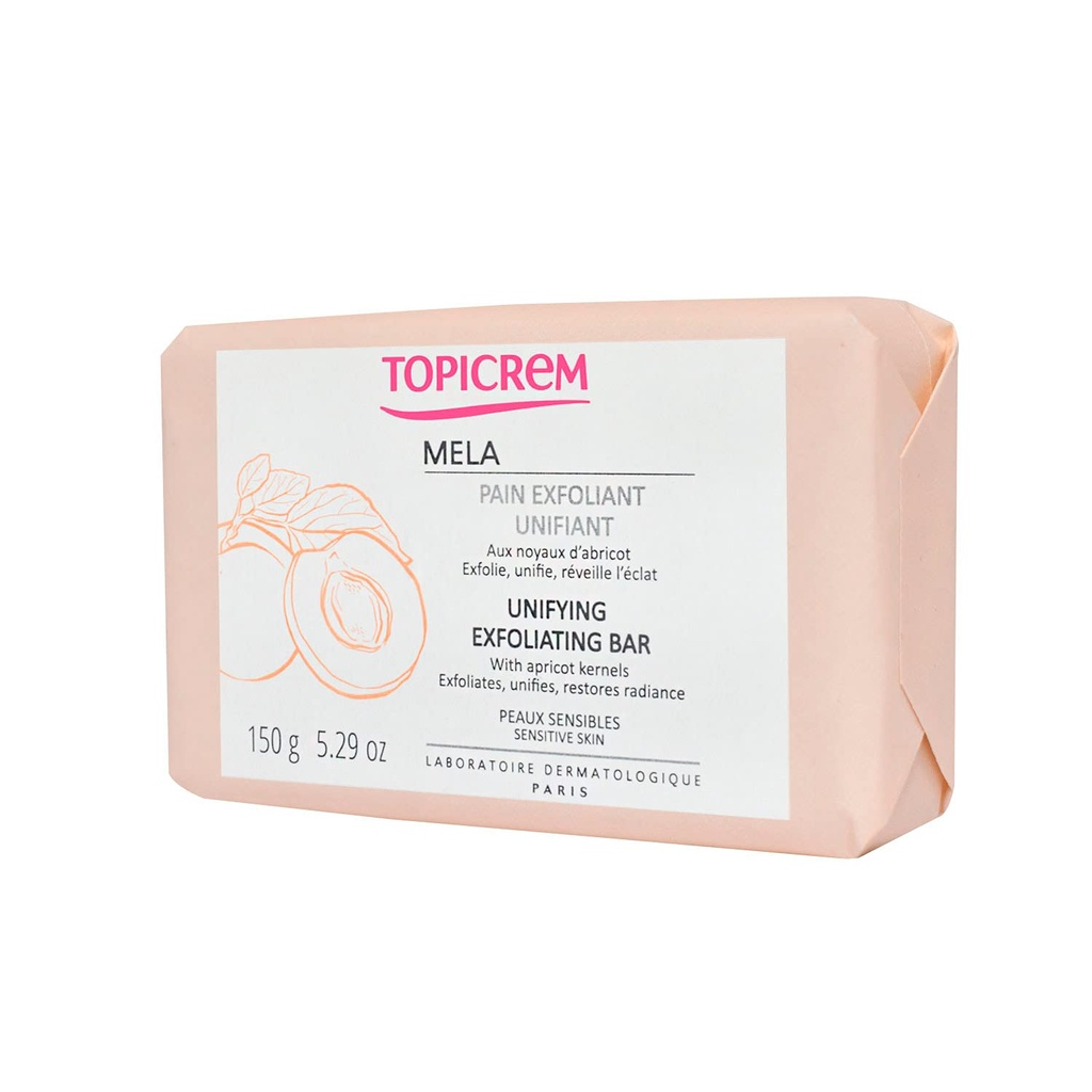 Topicrem Mela Unifying Exfoliating Bar, 150g