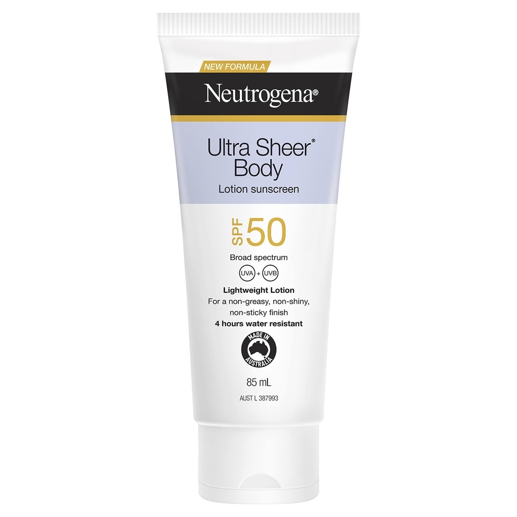 * Neutrogena Ultra Sheer  SPF50 Body Lotion, 200ml