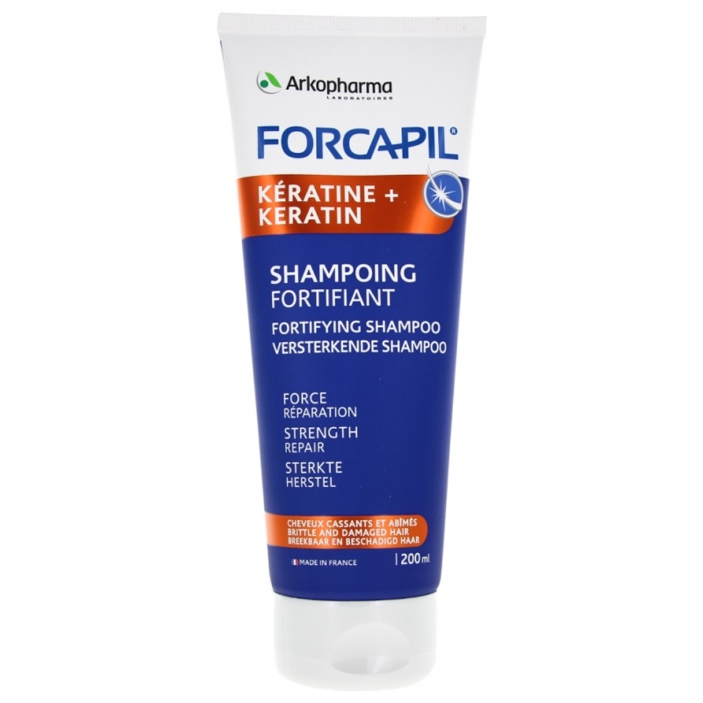Forcapil Keratin+ Fortifying Shampoo, 200ml
