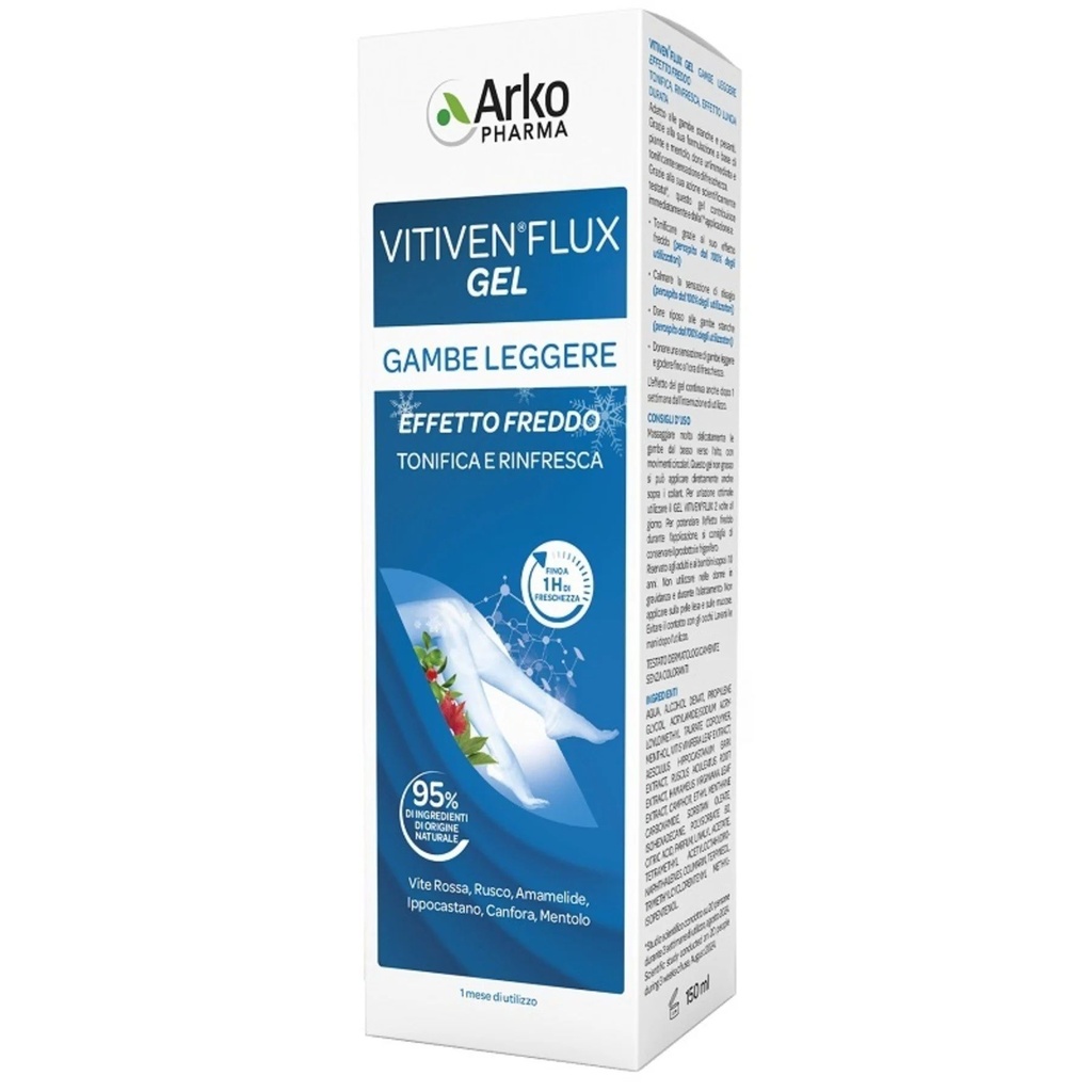 Vitiven Flow Light Legs Cold Effect Gel, 150ml