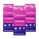 * Carefree Plus Large, 20's - Fresh Scent - OFFER (2+1 Free)