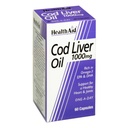 * HealthAid Cod Liver Oil 1000mg Capsules, 60's 