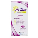 * Hi Dee 1,000iu Soft Gelatin Capsules, 120's