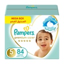 * Pampers Premium Care Mega Box Size 5, 84's