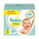Pampers Premium Care Newborn Size 2, 168's