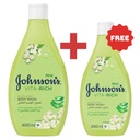 *Johnson's Vita Daily Revitalizing Body Wash, (400+250ml Free)