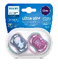 Avent Ultra Air Soother (Girl) 18m+, 2's