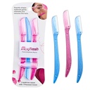 * Max Fresh Facial & Eyebrow Razors, 3's