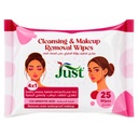 *Just Nail Cleansing & Makup Remover Wipes, 25's